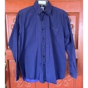 Cinch Shirt Western Mens Purple Geometric Print Long Sleeve Button Down SZ XS
